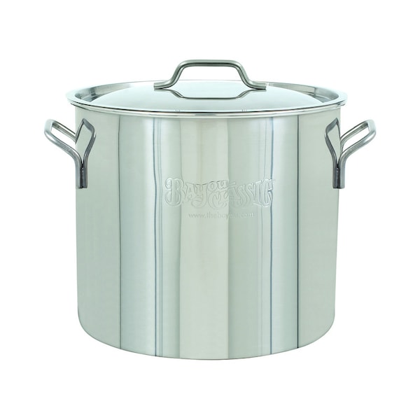 Bayou Classic Stainless Steel Grill Stockpot 40 qt 14.9 in. L X 14.9 in. W 1 pc 1440 - main